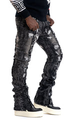 Frost Design F1774 Cashay Prime Stacked Jeans - Black