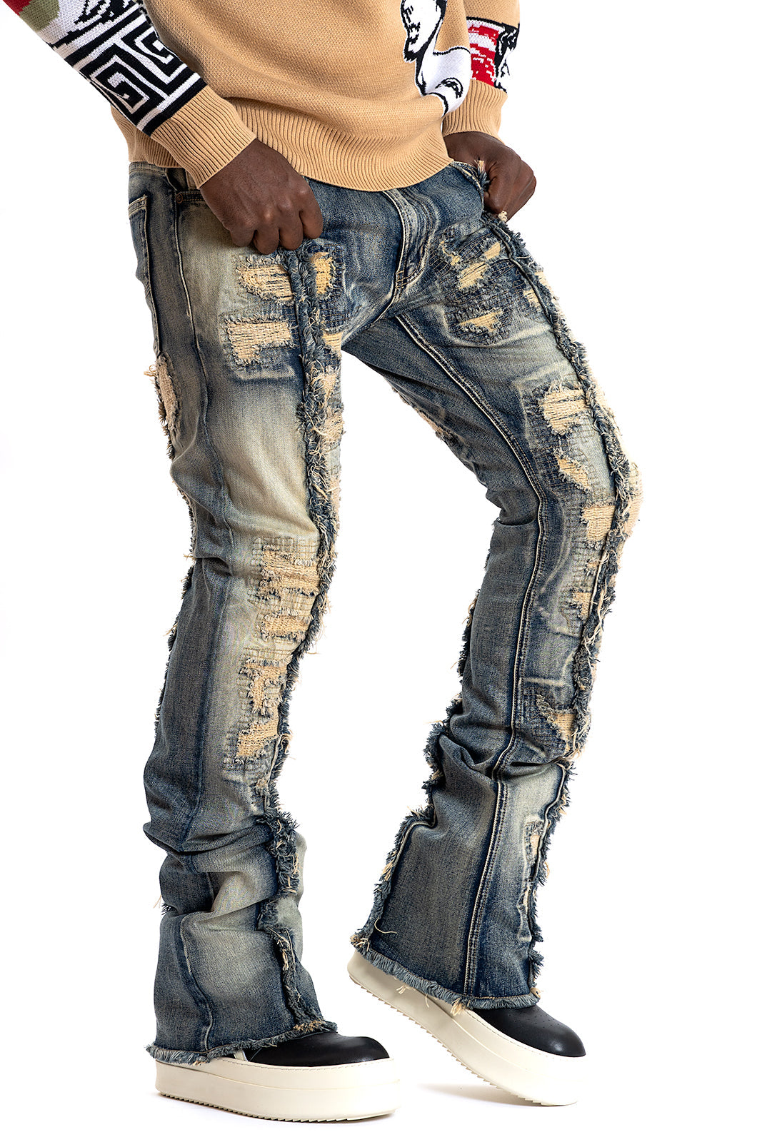 Frost Design F1774 Cashay Prime Stacked Jeans - Vintage