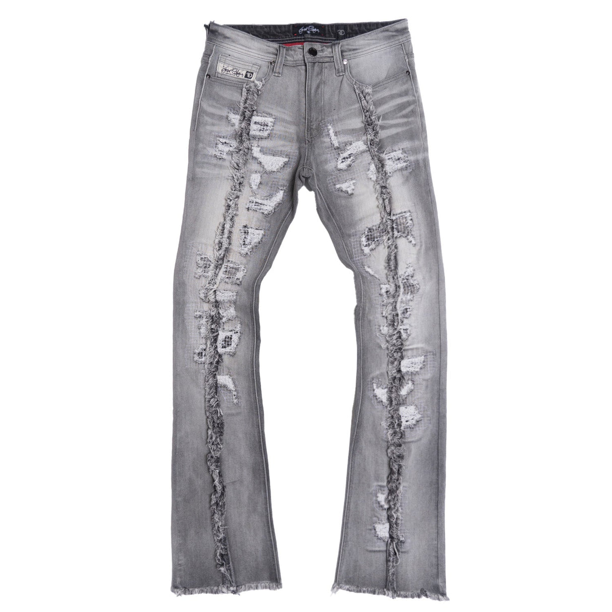 Frost Design F1774 Cashay Prime Stacked Jeans - Gray