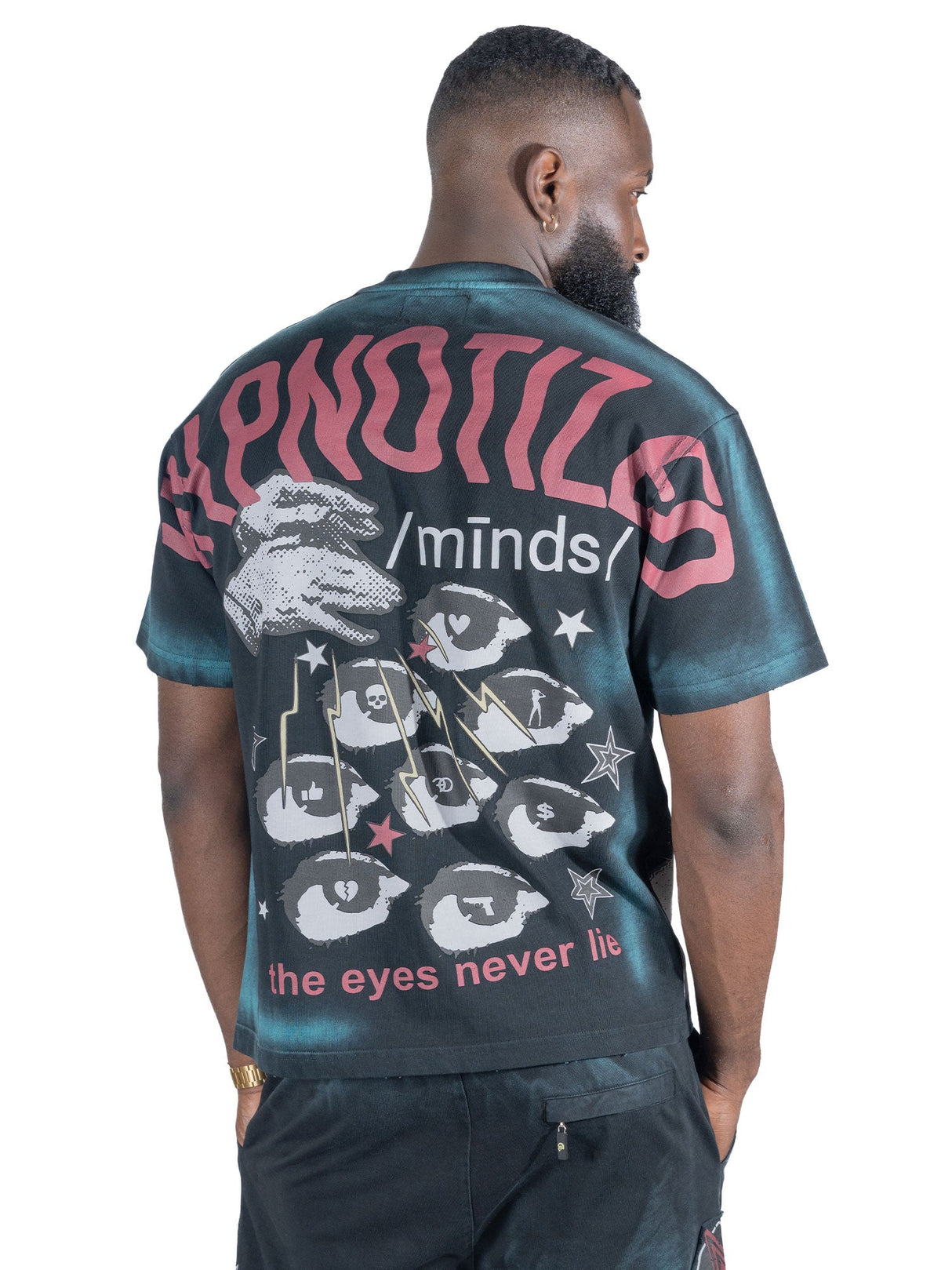 Frost Design F199 Finesse Acid Wash Oversized Tee - Black