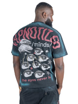 Frost Design F199 Finesse Acid Wash Oversized Tee - Black