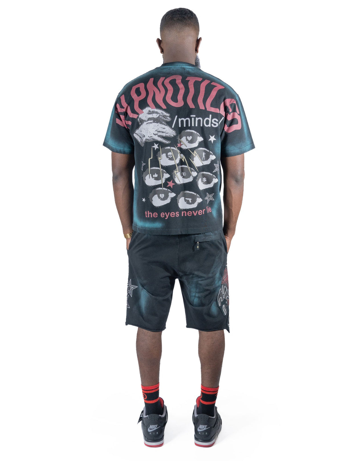 Frost Design F199 Finesse Acid Wash Oversized Tee - Black