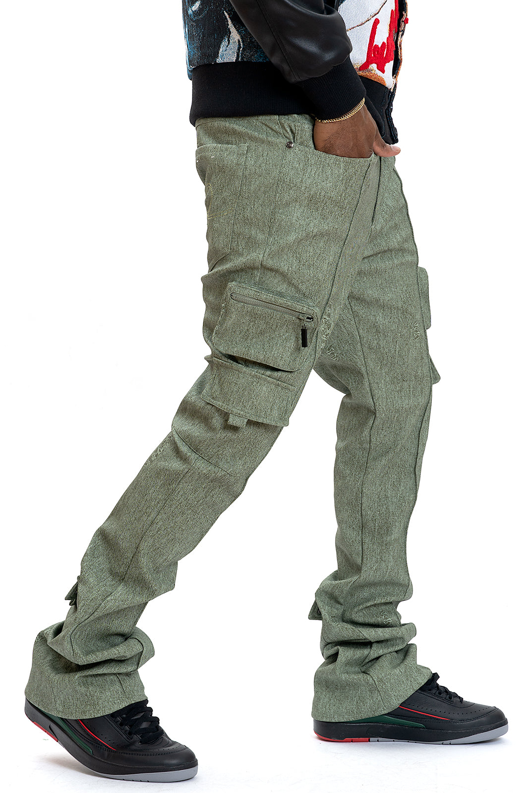 FROST DESIGN F2789 CASA DE PU Pants - Green
