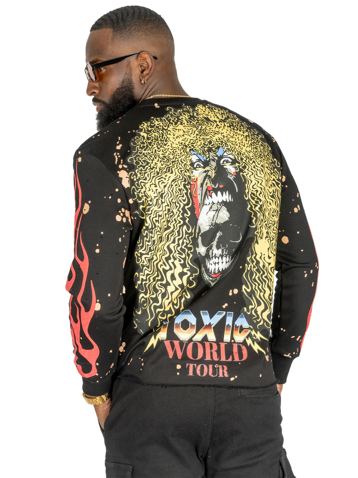 Frost Original F4120 Toxic World Crewneck Sweatshirt  - Black