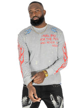 Frost Original F4120 Toxic World Crewneck Sweatshirt  - Gray