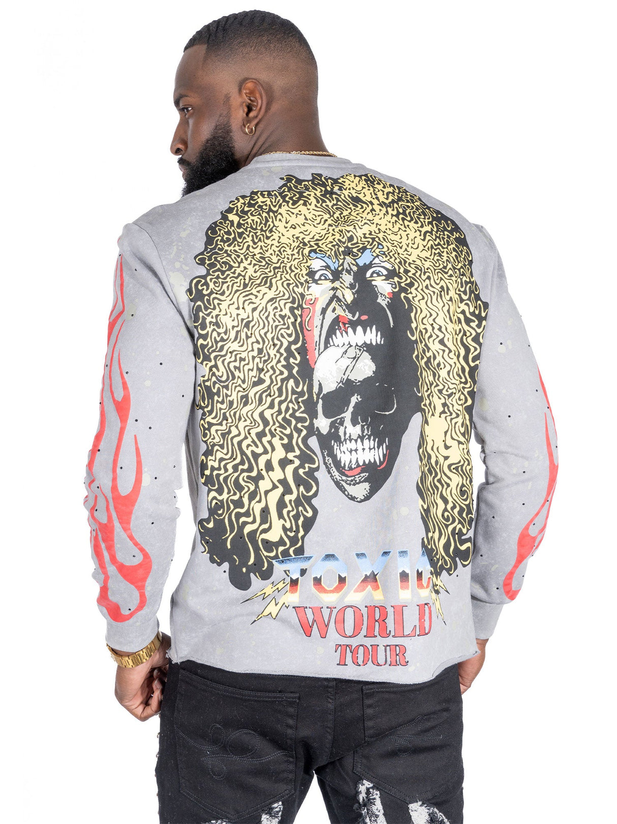 Frost Original F4120 Toxic World Crewneck Sweatshirt  - Gray