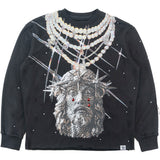 Frost Original F4121 Sinners Welcome Crewneck Sweatshirt - Black
