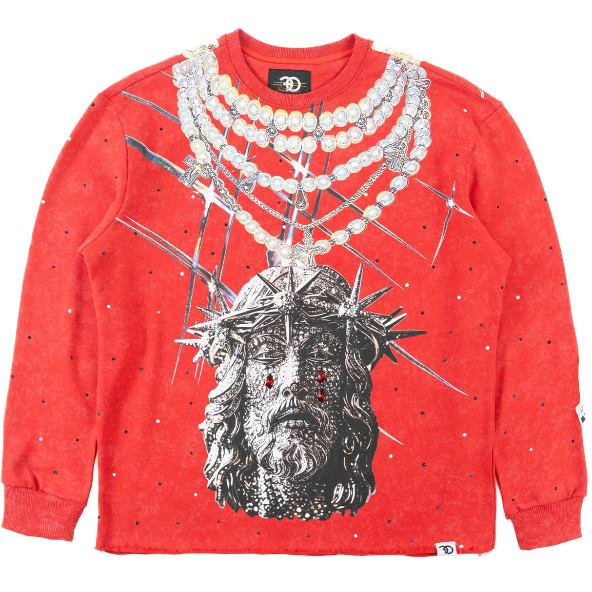 Frost Original F4121 Sinners Welcome Crewneck Sweatshirt - Red