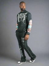 Frost Original Set | F4226 Amor Jogging Set - Black