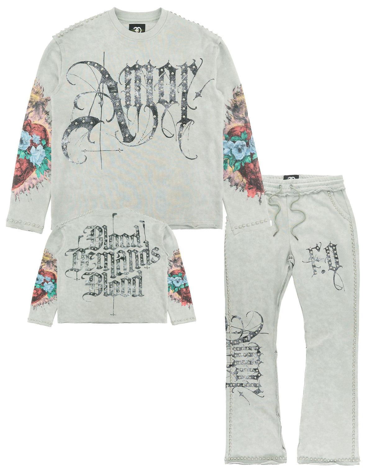 Frost Original Set | F4226 Amor Jogging Set - Gray