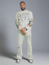 Frost Original Set | F4226 Amor Jogging Set - Gray