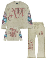 Frost Original Set | F4226 Amor Jogging Set - Mocha