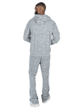 Frost Original F4378 Baroque Burn Out Terry Set - Gray