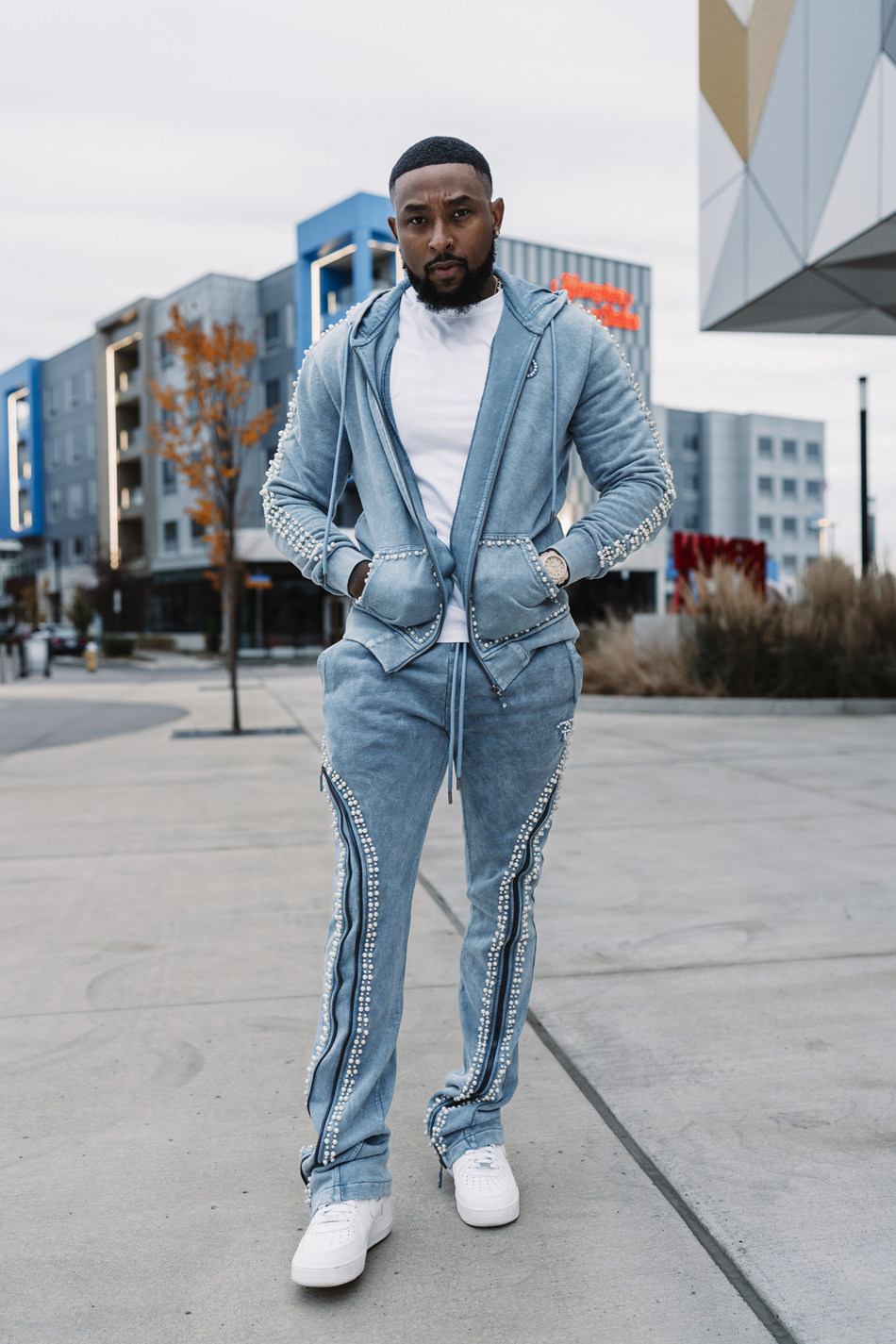 Frost Original Set | F5245 Blind Faith Hoodie Set - Blue