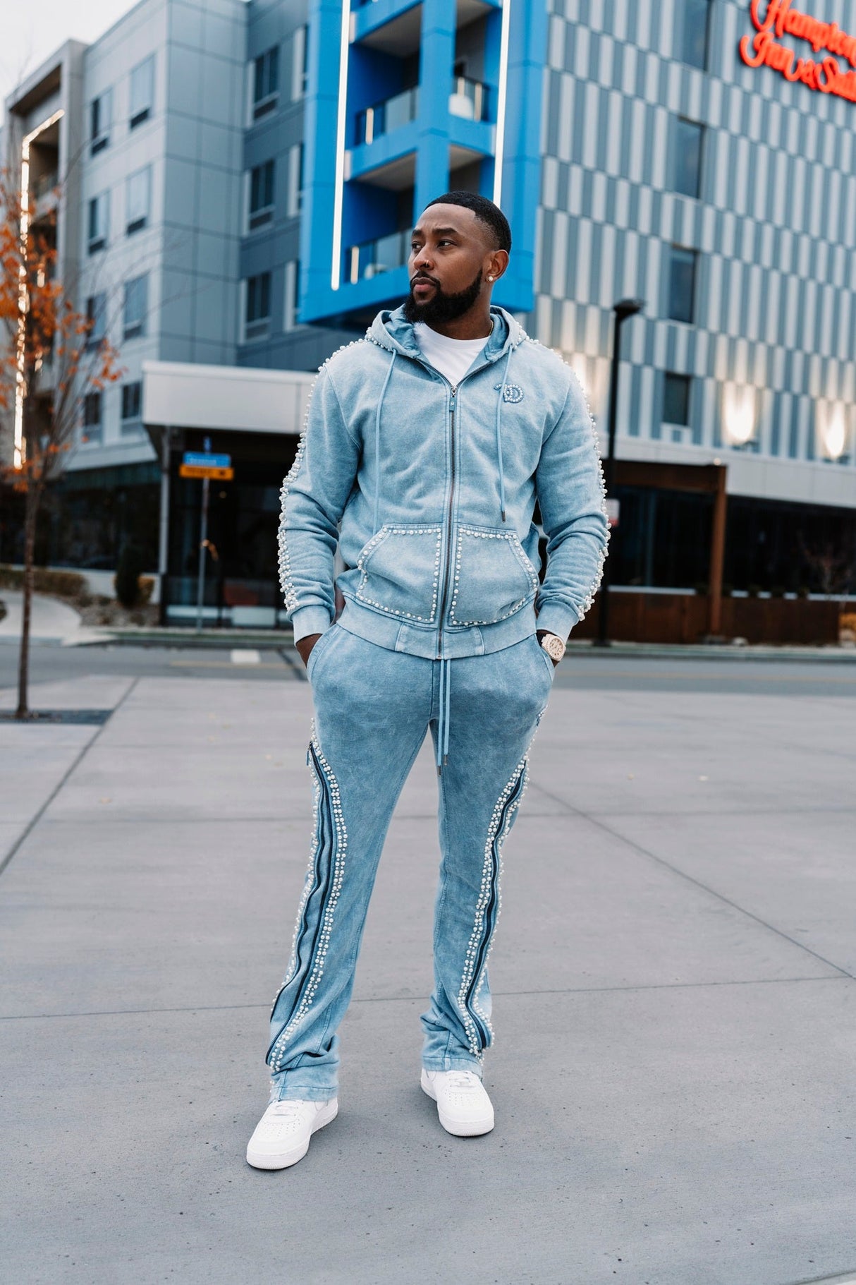 Frost Original Set | F5245 Blind Faith Hoodie Set - Blue