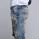 EV SLIM STRAIGHT OPERATOR JEANS SHORT MULTI COLORS