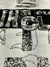 Undrtd Saint Club Global Rhinestone 3/4 Sleeve Legacy Prem T-Shirt Multi Colors