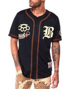 Rebel Mind - Baseball Jersey - Bad Sinner - Black