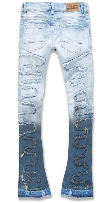 Jordan Craig - Kids Jeans - Stacked - Blue Steel