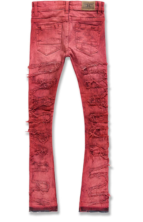 Jordan Craig - Kids Jeans - Stacked - Red
