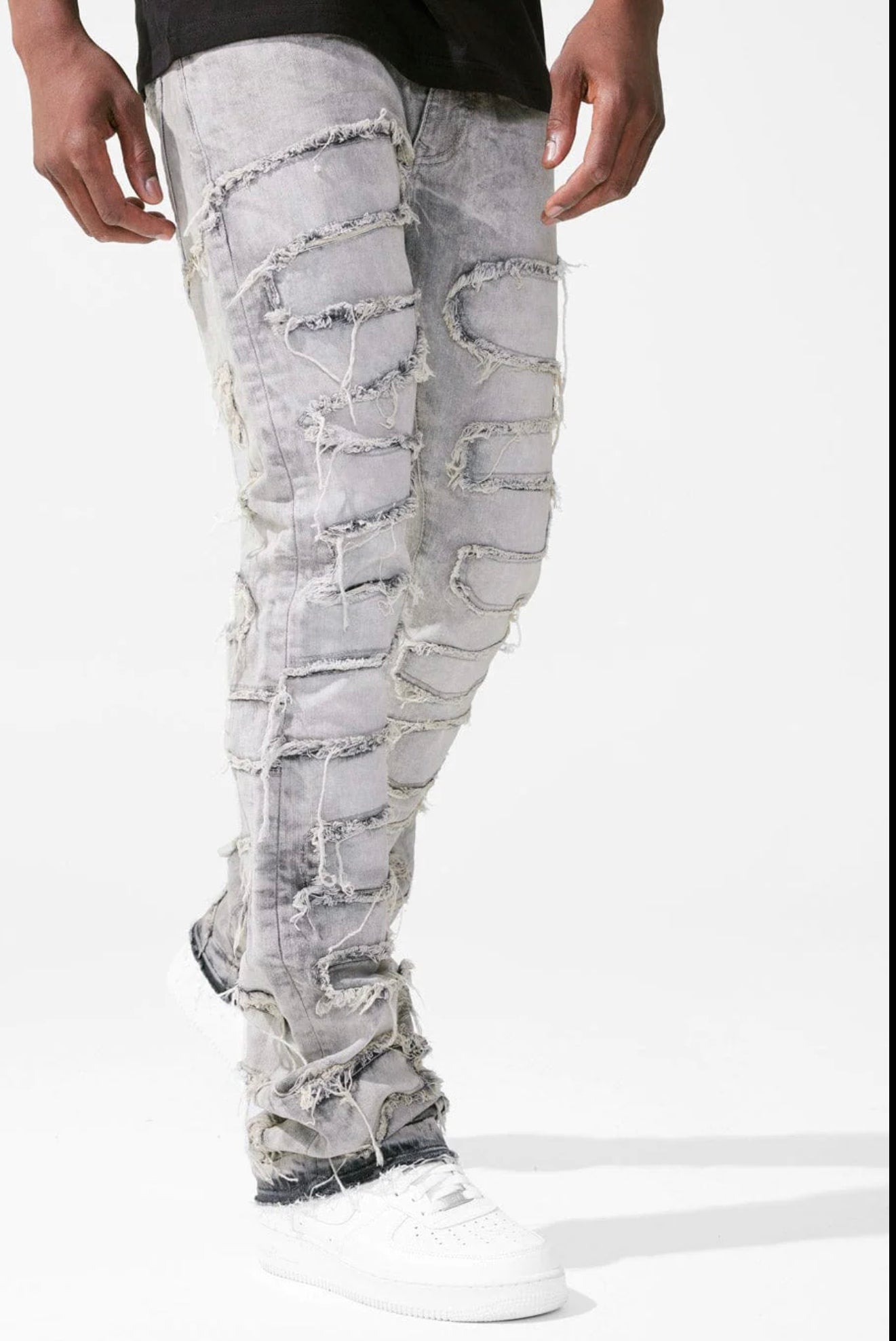Shop JC Jeans Martin Stacked Inseam Bone White - Clean Look | Drip