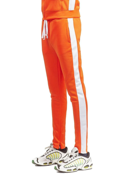 Rebel Minds Orange and White Track Pants