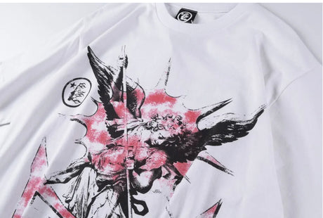 Hell Star - T Shirt - Bigger Than Satan - White