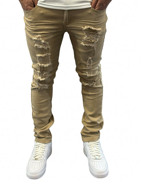 Rebel Minds - Skinny Jeans - Khaki