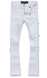 Jordan Craig - Kids Jeans - Stacked - White