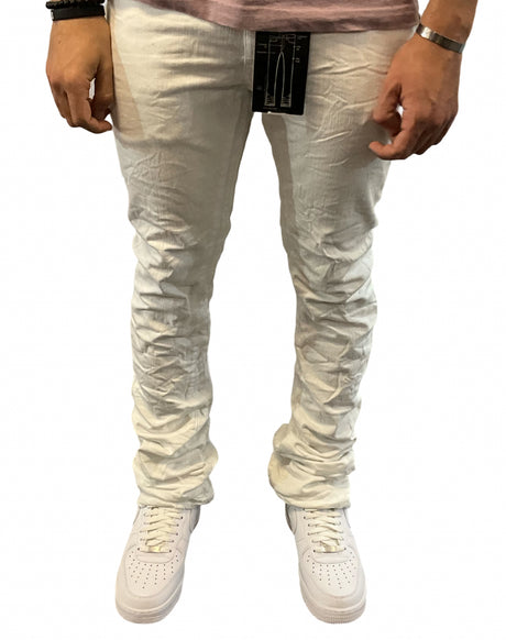 Jordan craig Jeans - Crushed Rolled Sean - White