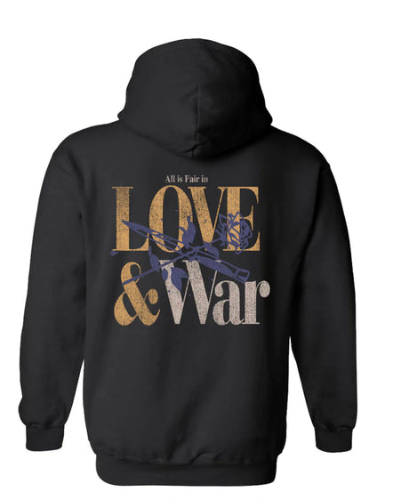 Outrank - Hoodie - Love & War - Black