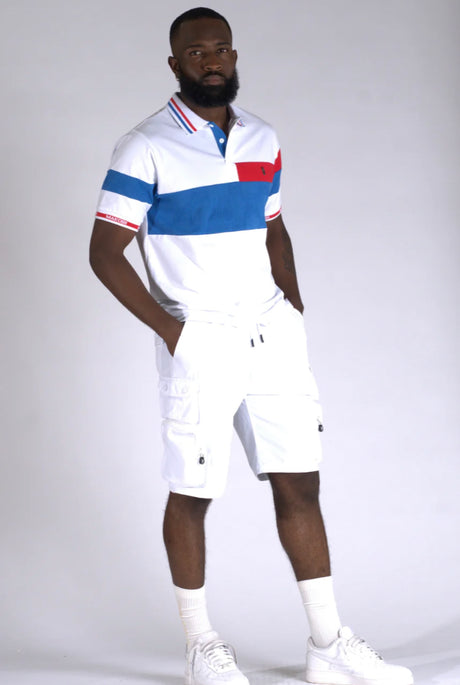 Makobi - - Polo - White red blue