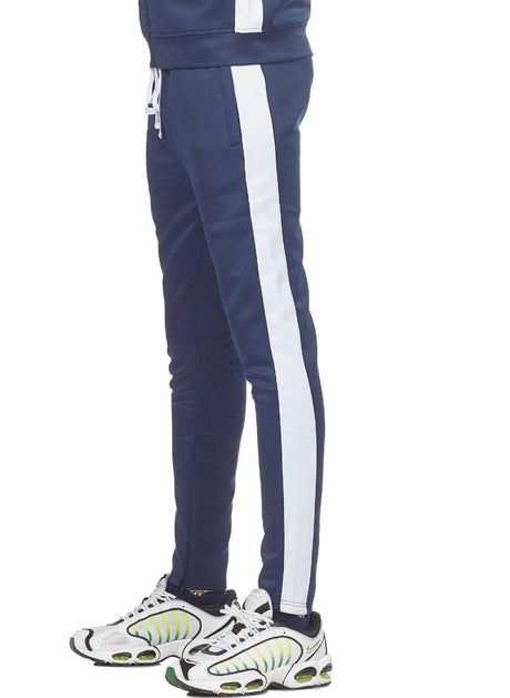 Casual Street Style with Rebel Mind Navy Track Pants