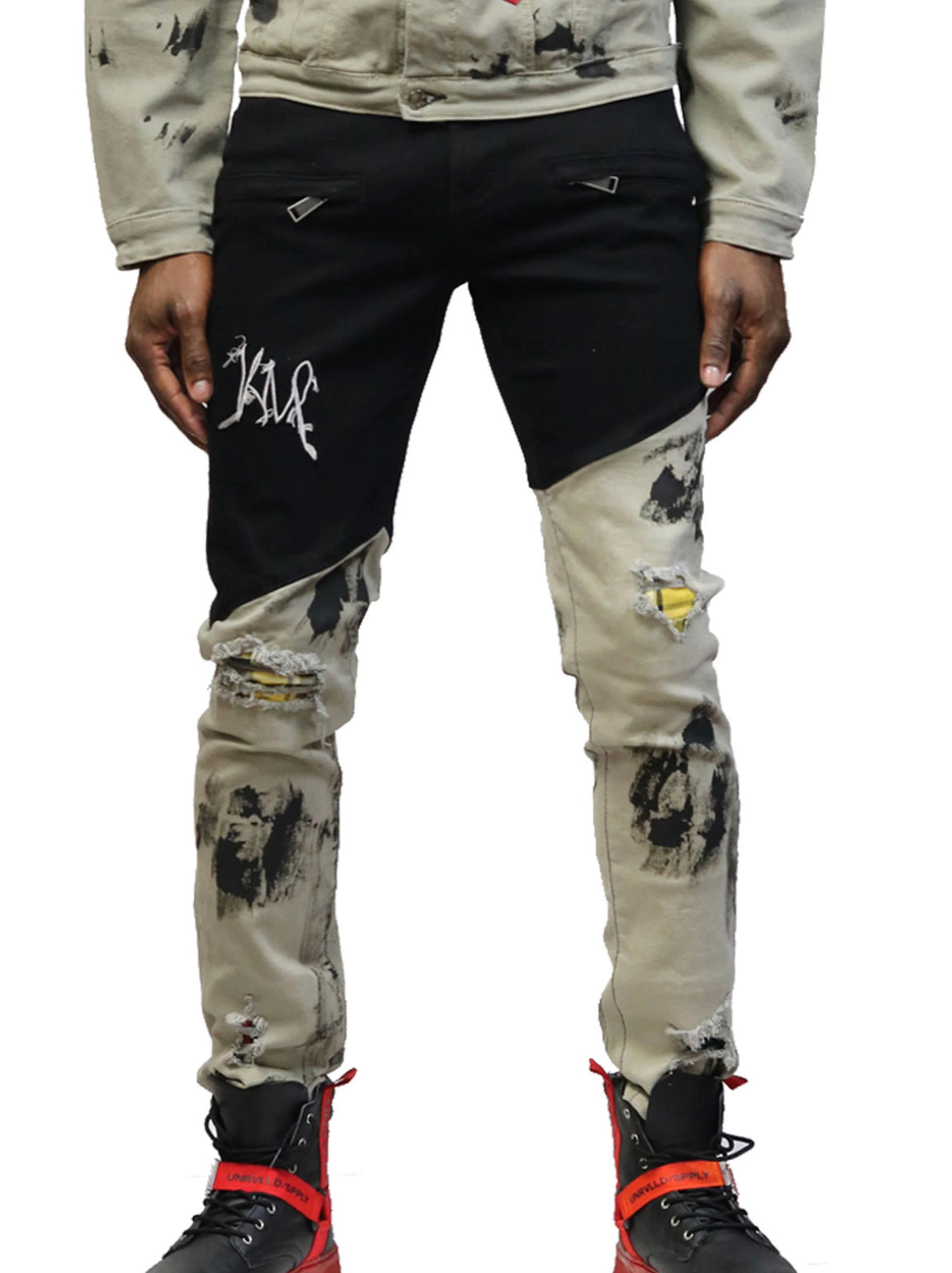 Kleep - Jeans Set Pants- Black / Charcoal