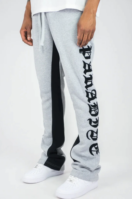 Cozy Love Paradise Grey Stacked Pant