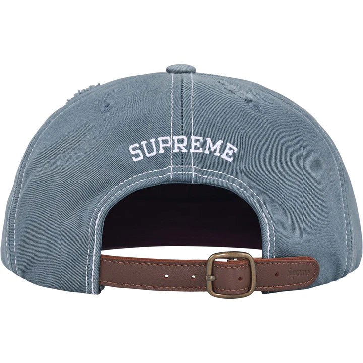 Supreme Distressed Script 6 Panel Hat Multi Colors