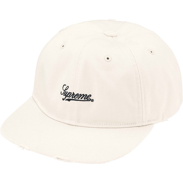 Supreme Distressed Script 6 Panel Hat Multi Colors