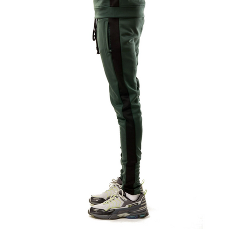 Urban Style Green and Black Track Pant by Rebel Mind