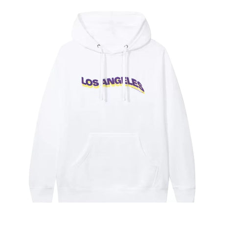 Anti Social - Hoodie - White / Los Angeles