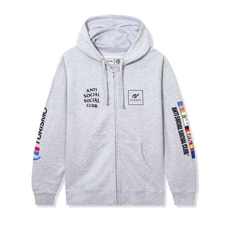 Anti Social - Hoodie - Academy GT - White