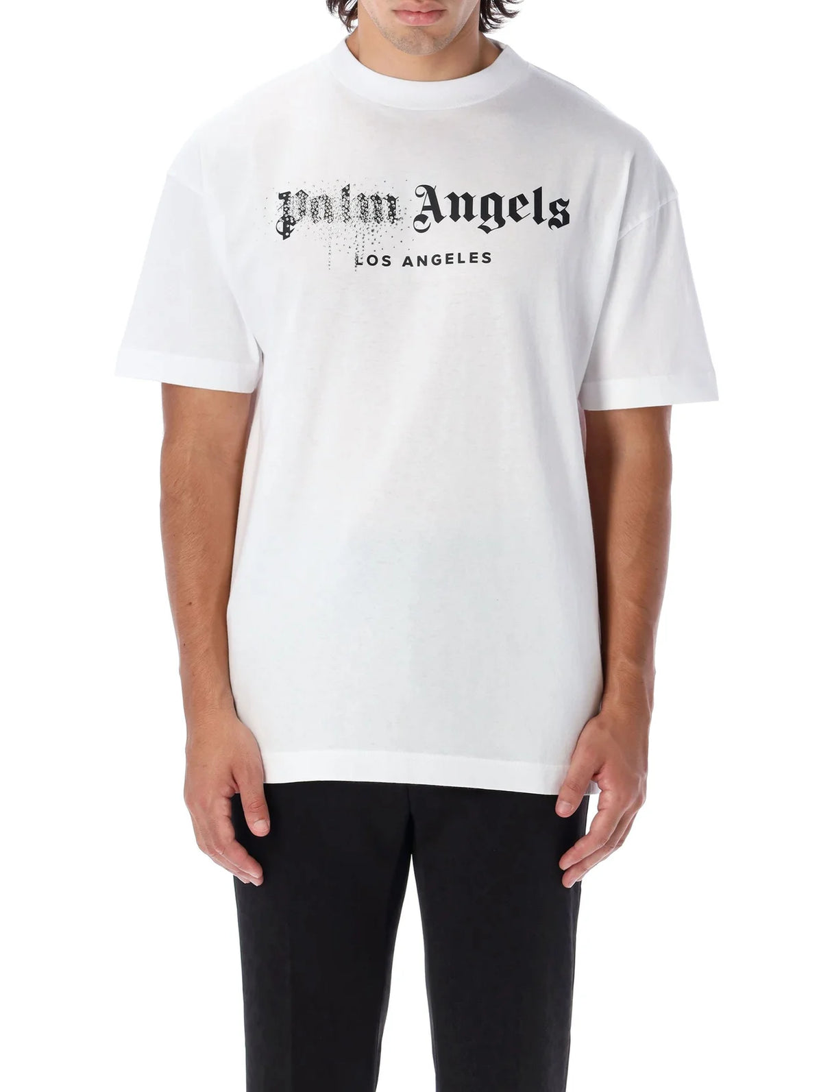 Palm angels tee white on sale