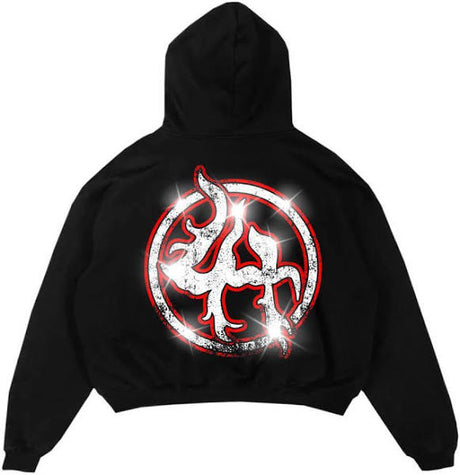 Lost Hills - Hoodie - Come Get lost in the Hill - Black - Red