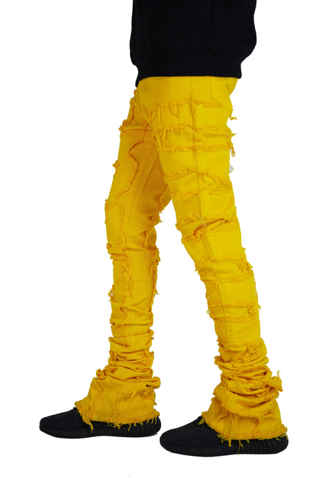 Focus - Jeans - Super Stacked - Yellow