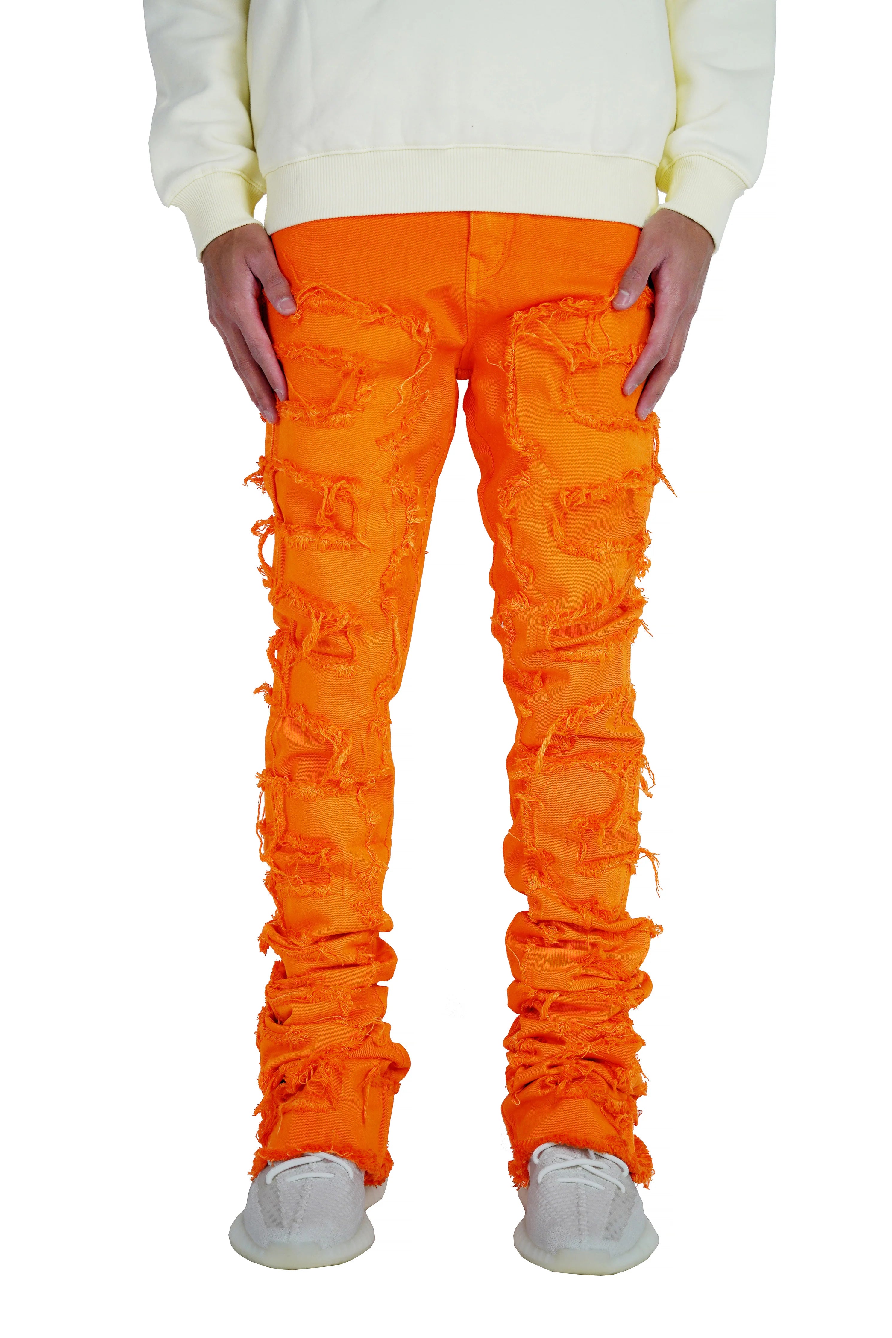 Peter England Men Rust Orange Slim Fit Jeans – Authorized Seller
