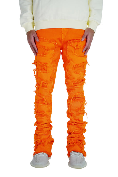 Focus - Jeans - Super Stacked - Orange