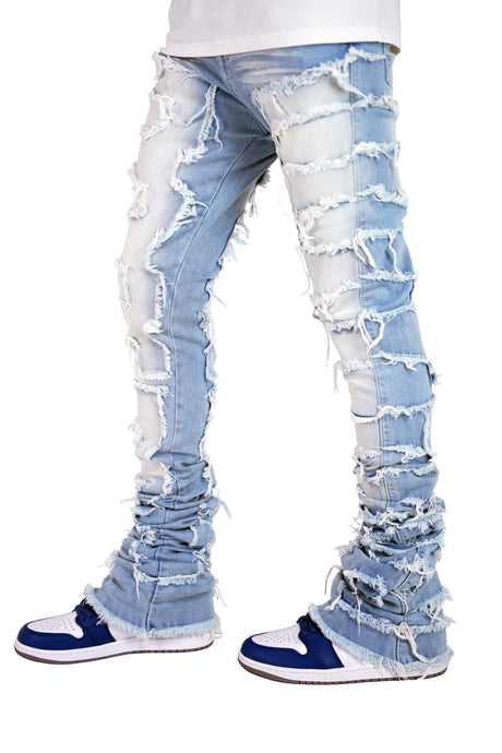 Focus - Jeans - Super Stacked - LT Blue