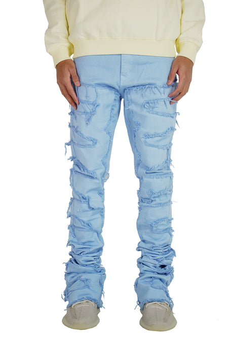 Focus - Jeans - Super Stacked - Caroline Blue