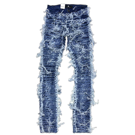 Focus - Jeans - Fuzzy Stacked - Dark Wash