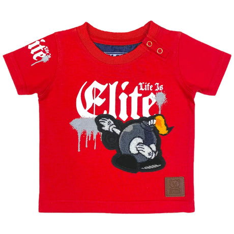 Elite- Infant Red T Shirt - Life is Elite