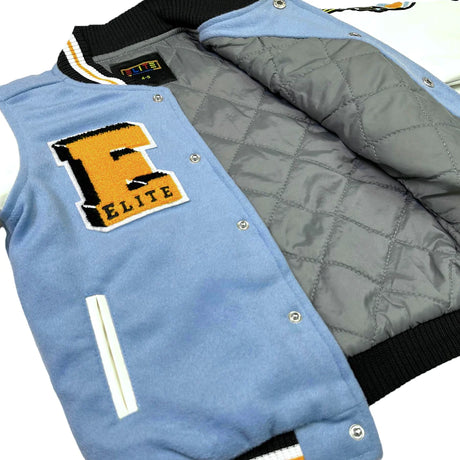 Elite - Kids Varsity Jacket - UNC Blue